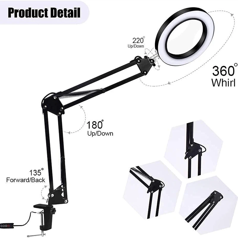 Desk Magnifying Glass Lamp Desk Magnifying Glass Lamp