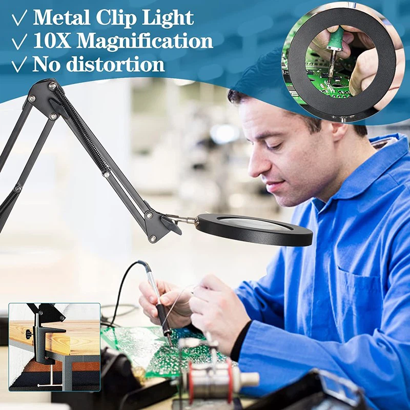 Desk Lamp With Magnifying Glass Desk Lamp With Magnifying Glass